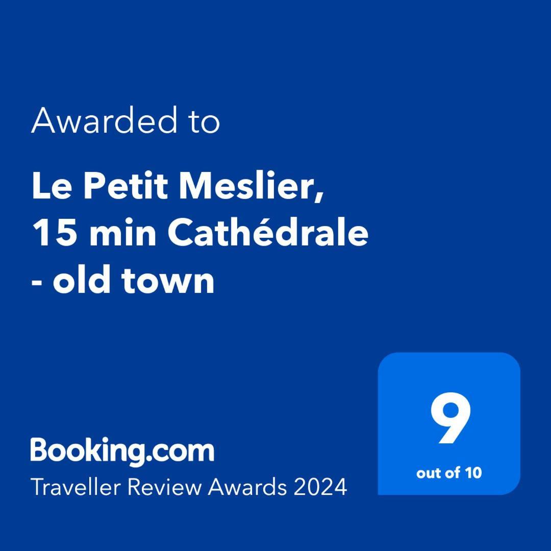 Le Petit Meslier, 15 Min Cathedrale - Old Town Apartment Reims Exterior photo